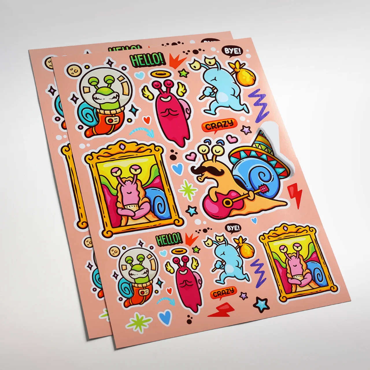 Sticker sheet A4 sta god stane na formu (paket od 10 komada)